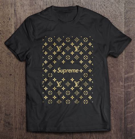 louis vuitton supreme t shirt replica|louis vuitton monogram shirt.